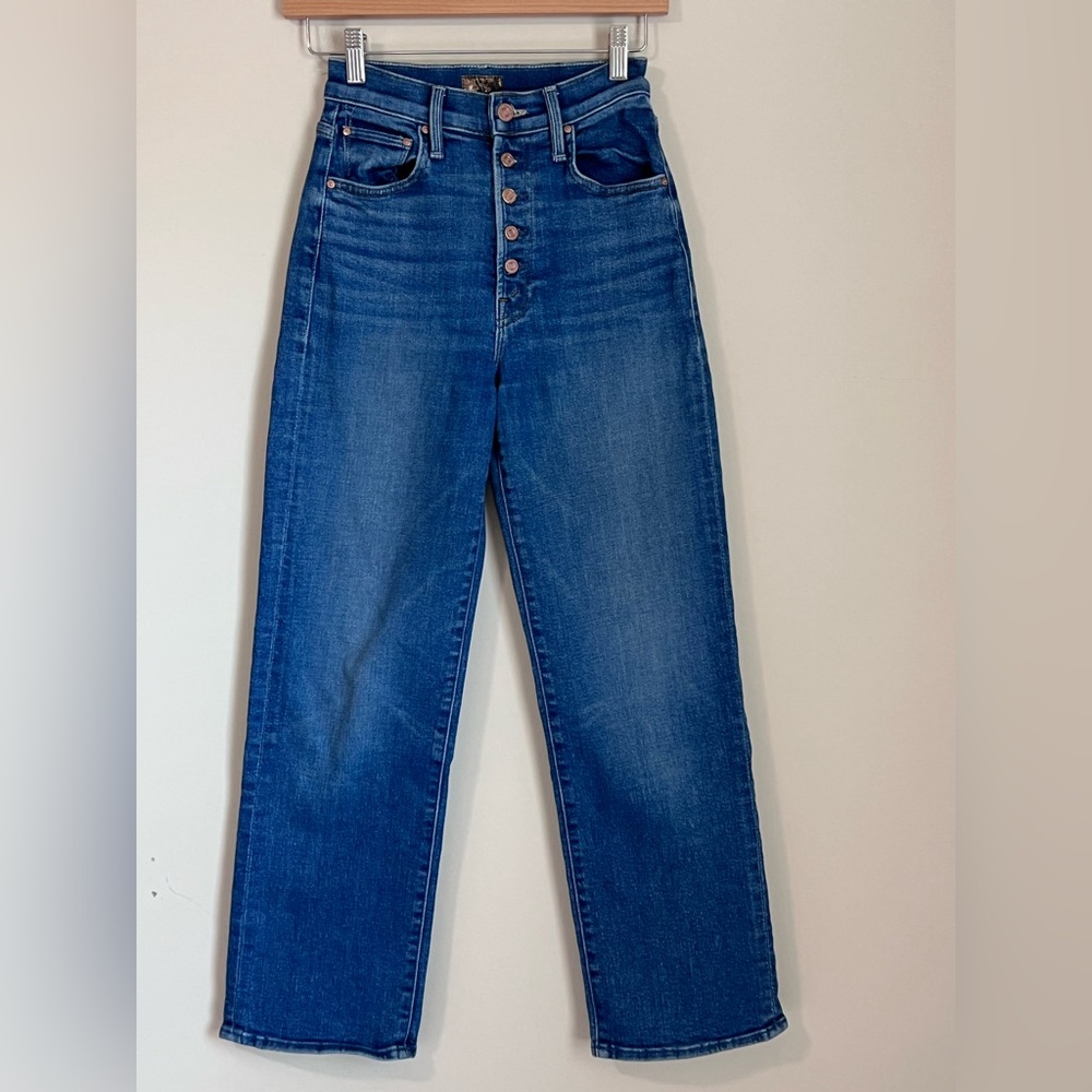 MOTHER The Pixie Rambler Ankle Jeans Straight Leg Women's 25‎